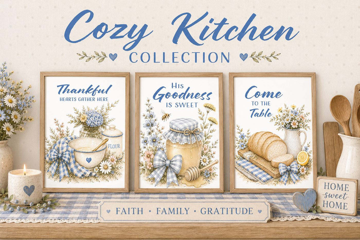 Farmhouse kitchen wall art